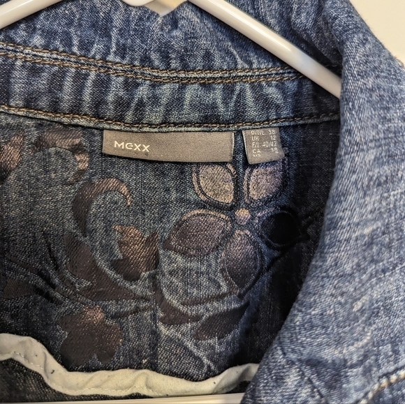 Mexx Linen Blend Denim Blazer - Picture 4 of 5